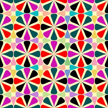 geometric seamless pattern, vector art illustration