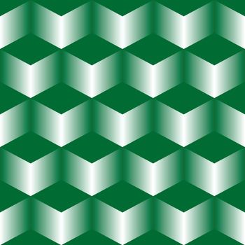 green stairs pattern, vector art illustration