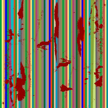 grunge stripes one, abstract art illustration