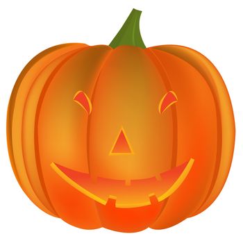 halloween pumpkin, vector art illustration; more drawings in my gallery