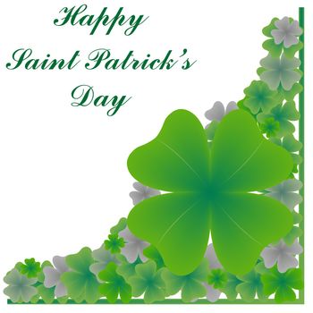 happy saint patrick's day, abstract art illustration