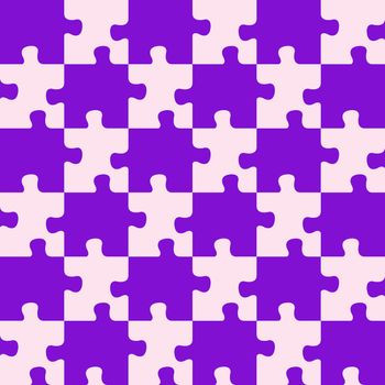 puzzle mixed purple colors, abstract seamless pattern; art illustration