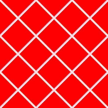 red seamless ceramic tiles, abstract texture; vector art illustration