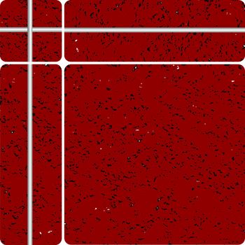 red stone tipe ceramic tiles, vector art illustration, easy to modify colors