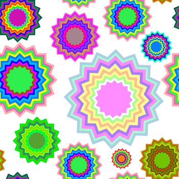 seamless geometric pattern, vector art illustration