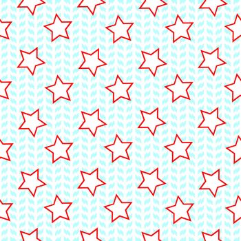 stars seamless pattern, abstract texture; vector art illustration