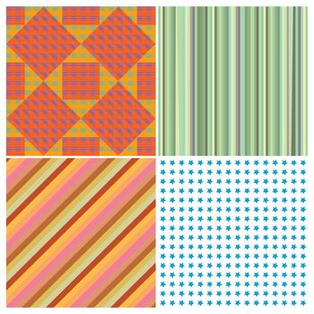 stripe collection, vector art illustration, more stripes and textures in my gallery