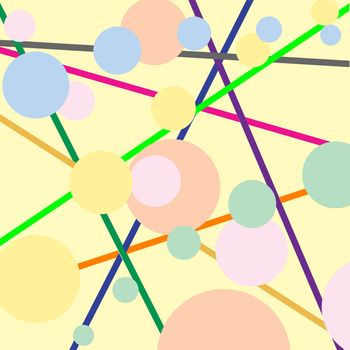 stripes and bubbles, vector art illustration; more textures in my gallery