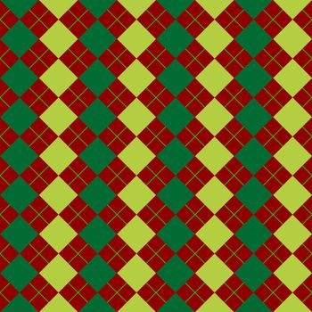 sweater texture mixed green and red, vector art illustration