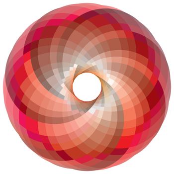 vortex color palette, abstract art illustration
