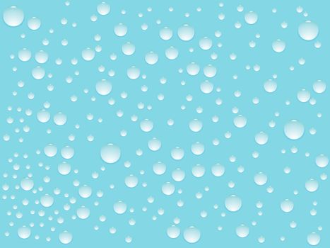 water drops background, abstract vector art illustration