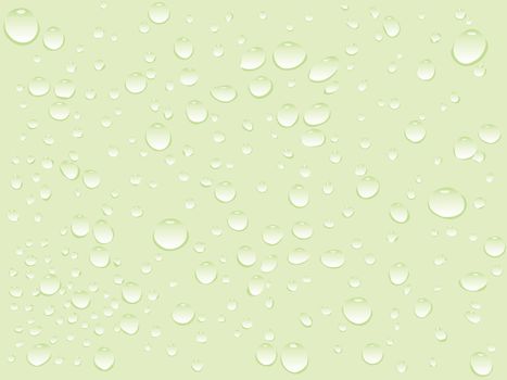 water green drops pattern, abstract vector art illustration