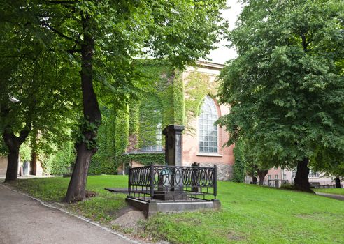 The Clara Kyrka church in central Stockholm Sweden
