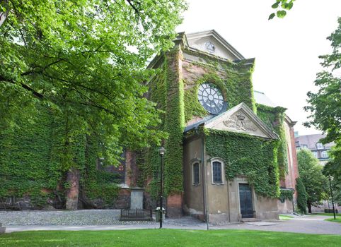 The Clara Kyrka church in central Stockholm Sweden
