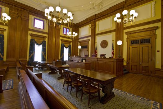Historic Building Courtroom Court of Appeals Portland Oregon
