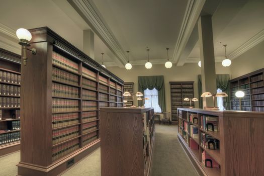Law Library in Historic Pioneer Court House Portland Oregon 2