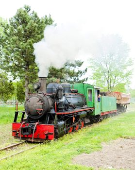 steam locomotive, Kostolac, Serbia