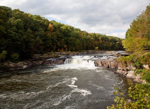 Ohiopyle in Pennsylvania on the Youghiogheny river in early fall