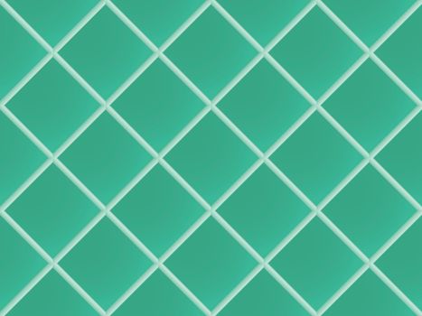 green seamless ceramic pattern, abstract texture; vector art illustration