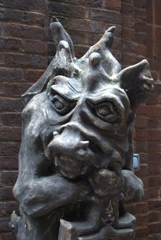 Stone Gargoyle in city of london