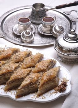 Ramadan dessert: Baklava and turkish coffee