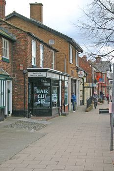 Shops in Frodsham Village Cheshire UK