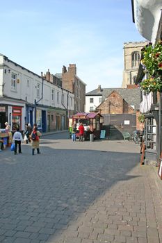 Hot Dog and Burger Stand in York