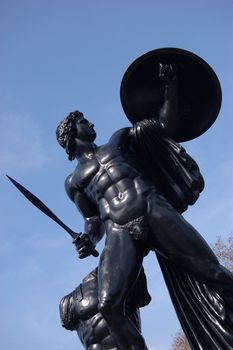 Apollo statue in Hyde Park, London 