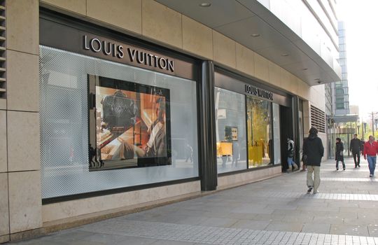 Louis Vuitton Store in Manchester England on 7 November 2008