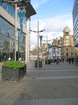 Christmas Shoppers in Manchester England on 7 November 2008