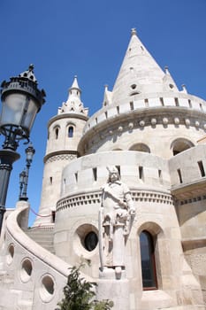 Fisherman Bastion on the Buda Castle hill in Budapest, Hungary