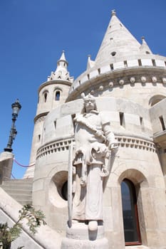 Fisherman Bastion on the Buda Castle hill in Budapest, Hungary