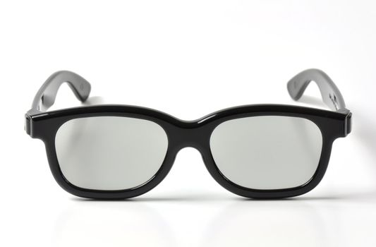 3D glasses on a white background