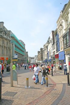 Liverpool Merseyside Shoppers