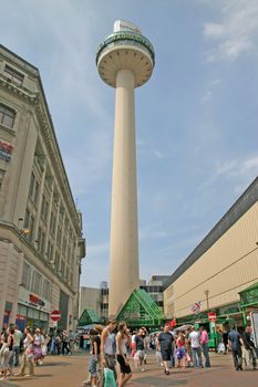 Shoppers in Liverpool England UK