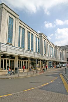 Shoppers in Liverpool England UK