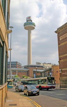 Traffic in Liverpool UK