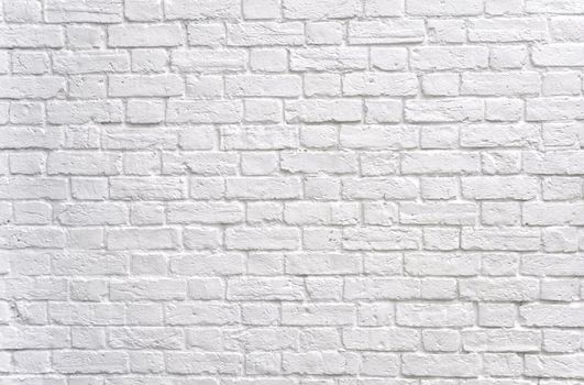 White brick wall, perfect as a background