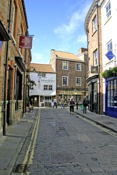 Shoppers and Tourists in York England