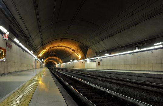 San Remo underground train station