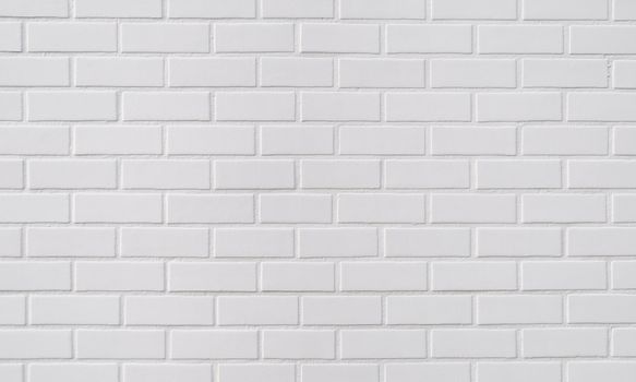White brick wall, perfect as a background