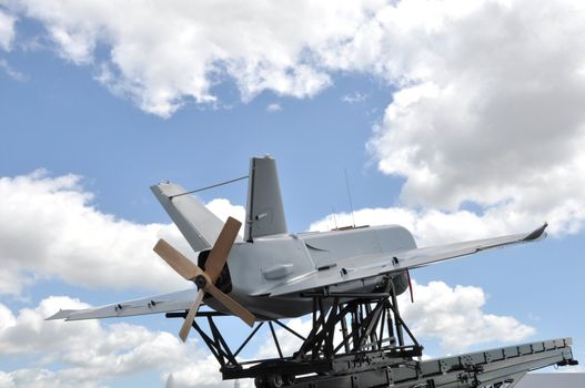 A propeller drone