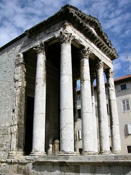 side-streets of city Pula (Croatia)