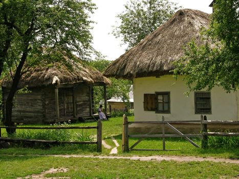 fragment of Ukrainian  life under the open air in the Pirogovo village.