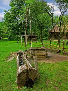 fragment of Ukrainian  life under the open air in the Pirogovo village.