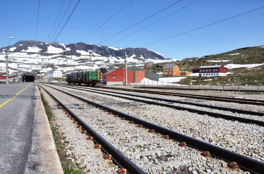 Finse train station, Hordaland, Norway