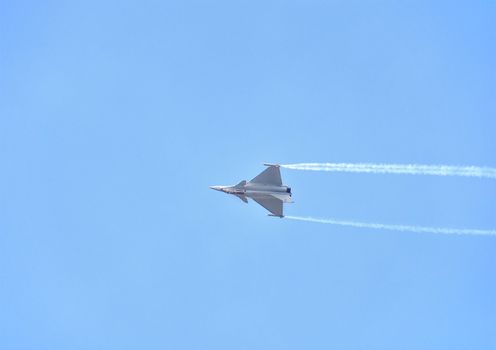 Jet fighter at le Bourget airshow