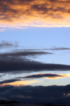 Oregon Sunrise.  Photo taken at Lower Klamath National Wildlife Refuge, CA.