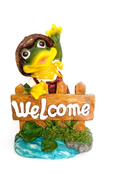 Frog welcome you