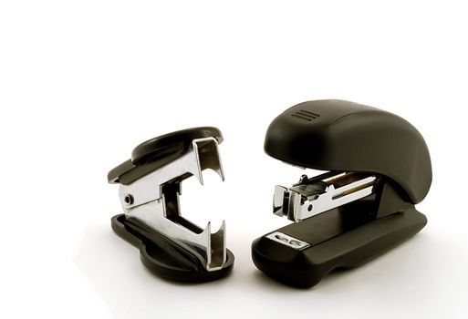 Stapler and Puncher isolated white